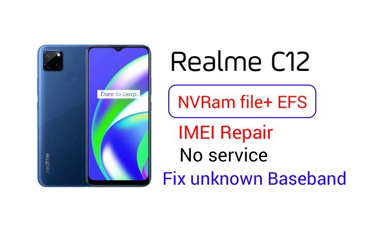 Realme c12 nvram and full efs download and fix imei problem